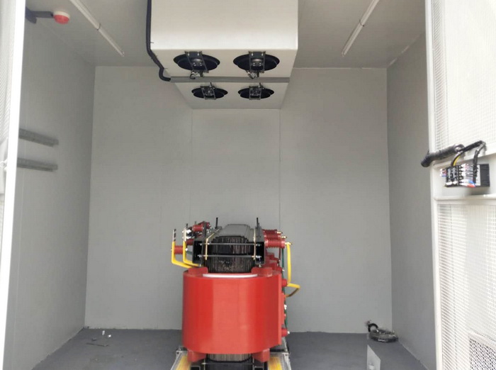 變壓室 SCB11-1600型干式電力變壓器 變壓室 SCB11-1600型干式電力變壓器